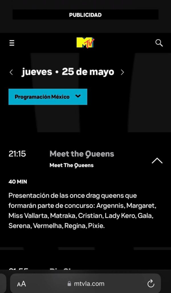 La liste des candidates de Drag Race Mexico Saison 1